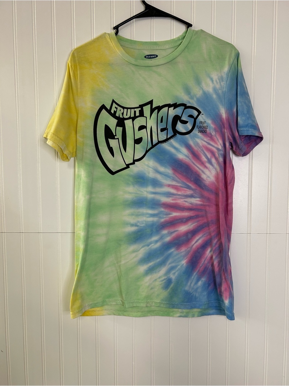 Old Navy Tie-Dye Fruit Gushers Short Sleeve Tee Size Medium